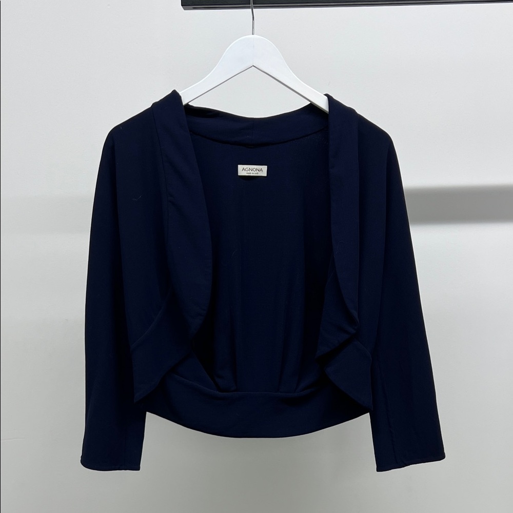 Agnona Navy Bolero
